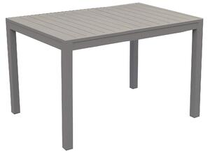 Tavolo da Giardino 70x53x75 cm in Alluminio Sullivan Tortora