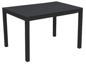 Tavolo da Giardino 70x53x75 cm in Alluminio Sullivan Antracite