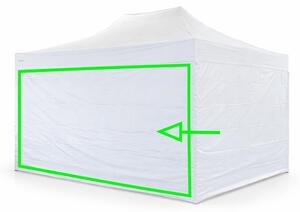 Parete laterale 4,5 m per gazebo pieghevoli ALU 3x4,5 m – PVC 450 g/m², impermeabile - Bianco