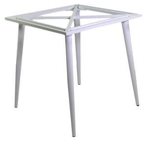 Base per Tavolo da Giardino 80x80 cm in Alluminio Las Vegas Bianco