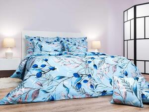Set di lenzuola in crêpe Milaya blu 140x200, 70x90 cm