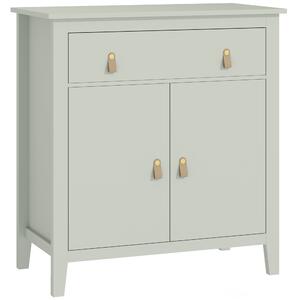HOMCOM Buffet soggiorno, mobile contenitore con cassetto, doppia anta, ripiano regolabile, 80 x 40 x 90 cm, verde chiaro | Aosom Italy