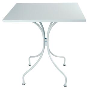 Tavolo da Giardino 70x70x71 cm in Metallo Sunny Bianco