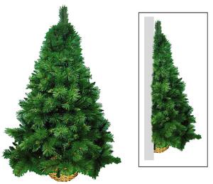 Albero di Natale Artificiale da Parete Basket Verde Altezza 120 cm