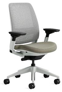 Sedia da ufficio ergonomica con rivestimento Netwave, regolabile