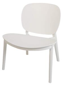 Sedia da Giardino 49x71x58,5 cm in Polipropilene Camilla Bianca