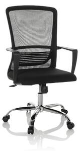 Sedia da ufficio STAR-TEC S, rivestita in tessuto/rete, colore nero
