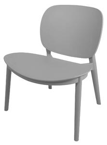 Sedia da Giardino 49x71x58,5 cm in Polipropilene Camilla Grigia