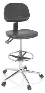 Sedia da ufficio TOP WORK 24 I, imbottitura in schiuma rigida, colore nero
