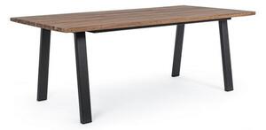 Tavolo Oslo Antracite/Naturale 200x100 cm in Legno