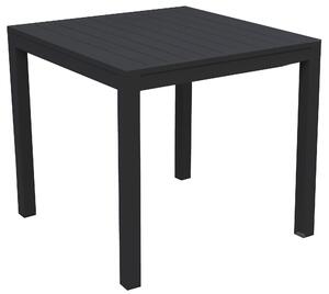 Tavolo da Giardino 70x70x75 cm in Alluminio Sullivan Antracite