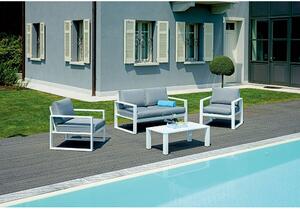 Set da Giardino in Alluminio Vorghini Fortaleza Grigio