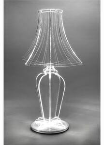 Lampada Da tavolo Shading SMALL, realizzata in plexiglass, Dimensioni 18x18x h23 cm, 24 W, 4000 K cappellino novecentesco