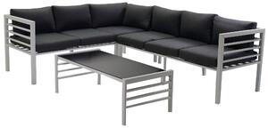 Set Salotto da Giardino in Alluminio Malibù Bianco