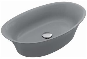 Lavabo da appoggio in mineralguss, serie Treos 735, dimensioni 60 x 36 cm