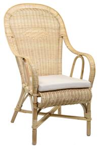 Poltrona da Giardino in Rattan 58x67H43/105cm Rosy