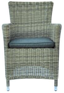 Poltrona da Giardino in Wicker con Cuscino Vorghini Antigua