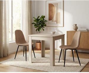 Finori Tavolo da pranzo Oslo 81A velluto 80x76,5x80 cm