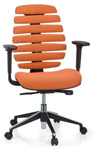 Sedia da ufficio, girevole, ERGO LINE II Arancione