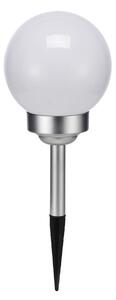Lampada solare a LED sferica, diametro circa 15 cm