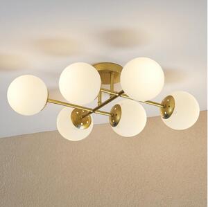 Brilagi - Lampadario a plafone MALONY 6xE14/20W/230V dorato