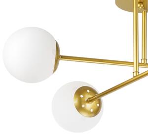 Brilagi - Lampadario a plafone MALIVA 4xE14/15W/230V oro/bianco