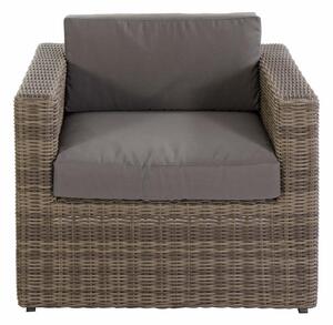 Poltrona da Giardino in Polyrattan Marrone Bertozzi Diletta