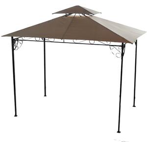 Gazebo da Giardino in Metallo 2x3xh2,8m Riccioli