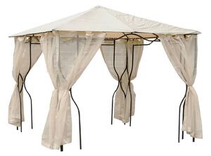 Gazebo da Giardino in Acciaio con Zanzariera 3x3m Colorado