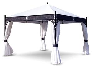 Gazebo da Giardino 3.5x3.5m Telo in Poliuretano Taddei Riyad