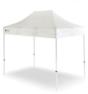 Gazebo da Giardino a Piramide Pieghevole 2x3m Telo in PVC Taddei Matik Bianco