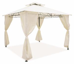 Gazebo da Giardino in Ferro 3x3 mt Soriani Sahara Ecrù