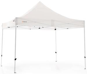 Gazebo Retrattile da Giardino 3x3 m in Ferro Flexy Bianco