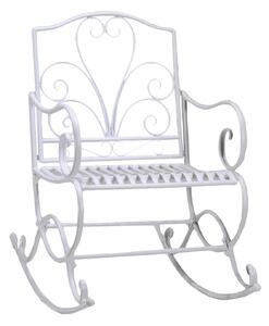 Dondolo da Giardino in Ferro 60x80H98cm Viareggio Bianco