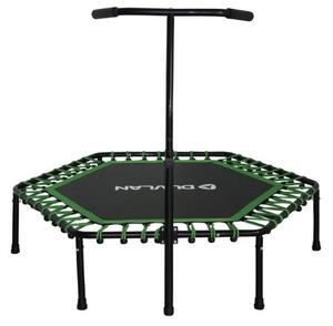 Tappeto elastico fitness con maniglie da 127 cm