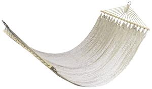 Amaca da Giardino 2x1m in Tessuto a Rete Fitta Beige