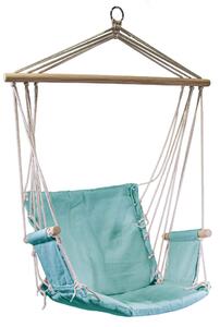 Amaca Sedia Sospesa 96x50 cm in Tessuto Verde Acqua