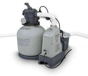 Pompa a Sabbia per Piscine con Salinatore 6000 L/h Motore 0,5CV 220V Intex