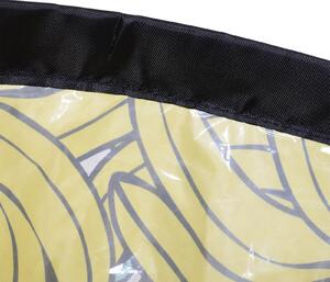 Air Sofa Lettino Gonfiabile Senza Pompa Giallo Banana 105x70x62 cm