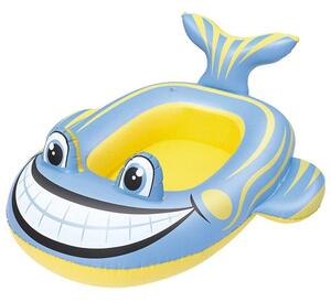 Canotto Canottino Gonfiabile 99x66 cm per Bambini Pool Flat Forma Pesce 34085 Bestway