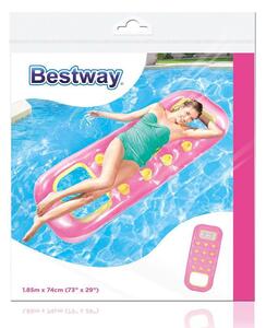 Materassino Gonfiabile da Mare Spiaggia 185x74 cm Fucsia 18779 Bestway
