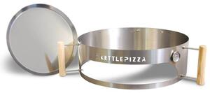 Kit Pizza per Barbecue a Carbone Ø57 cm in Acciaio Vannini Kettle Pizza