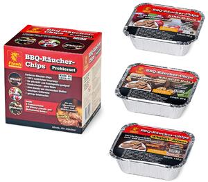 Legnetti Aromatizzati 3 Gusti per Barbecue Vannini Smoking Chips