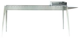 Cuoci Arrosticini a Carbone 160 cm con Barbecue Lisa Luxury Miami Grill 1200+400