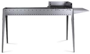 Cuoci Arrosticini a Carbone 120 cm con Barbecue Lisa Luxury Miami Grill 800+400 F