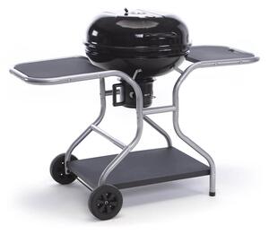 Barbecue a Carbone Carbonella con Termometro Carrello e Raccoglitore Olio Taddei Round 61