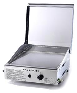 Piastra di Cottura in Acciaio a Gas GPL Metano Ompagrill Plancha Single 4044/M Cover