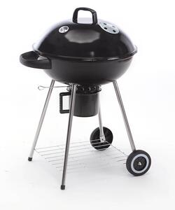 Barbecue a Carbone Carbonella con Termometro Carrello e Raccoglitore Olio Taddei Round 61