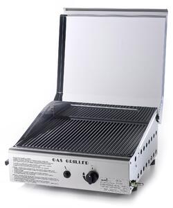 Piastra di Cottura in Ghisa a Gas GPL e Metano Ompagrill Plancha Single 4043 Cover/M