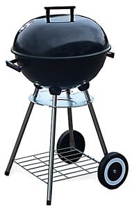 Barbecue a Carbone Carbonella 45,7x43x70 cm in Acciaio 2 Ruote Joan Grill
